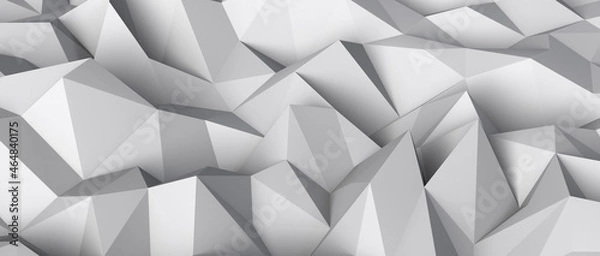 Obraz shape. Distorted low poly backdrop with sharp lines.