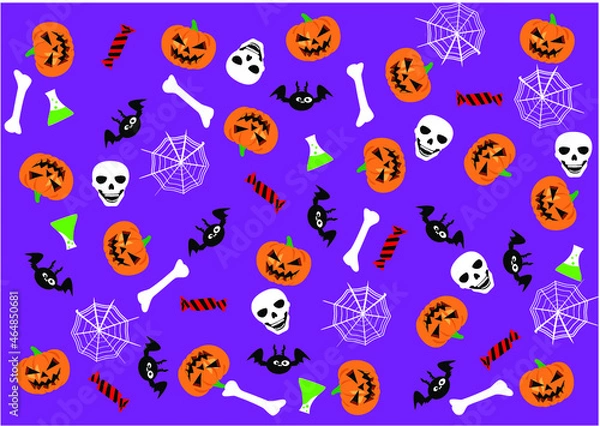 Obraz Halloween celebration simbles and background