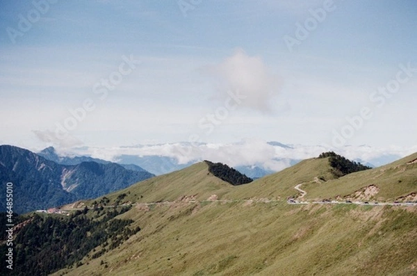 Fototapeta landscape with clouds