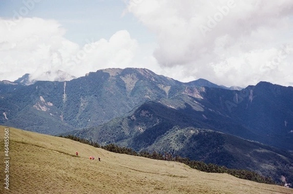Fototapeta landscape with clouds