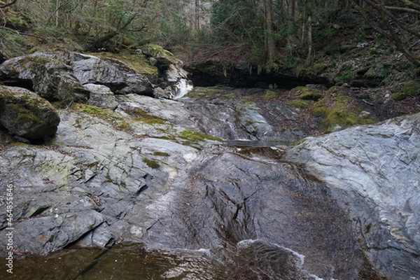Obraz 山奥に流れる川