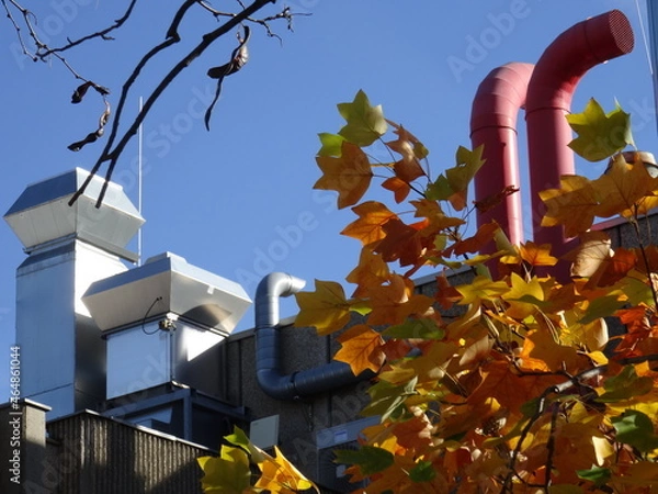 Obraz Entlüftung im Herbst