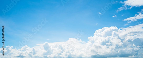 Obraz blue sky with clouds