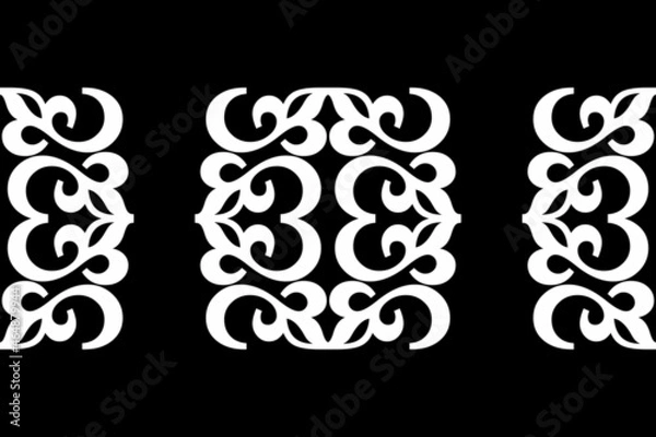 Obraz background tattoo set abstract