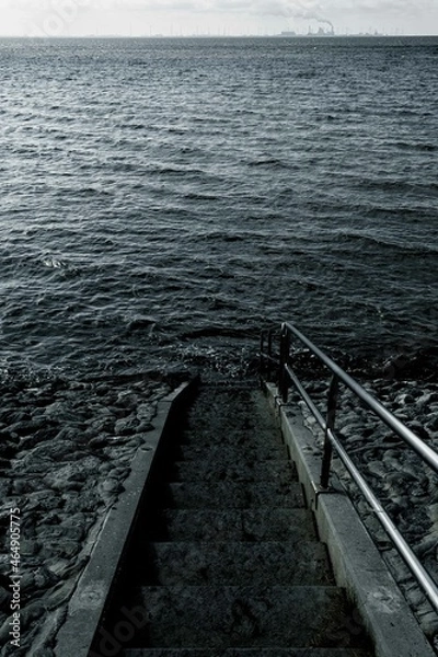 Obraz Treppe in die Nordsee