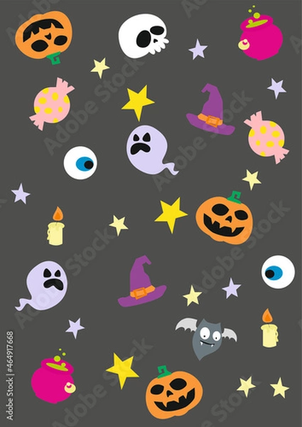 Obraz halloween seamless background