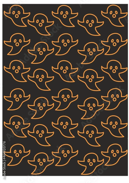 Obraz halloween background with ghosts