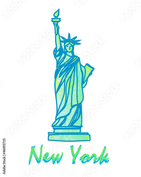 Obraz Statue Of Liberty - Symbol of New York City
