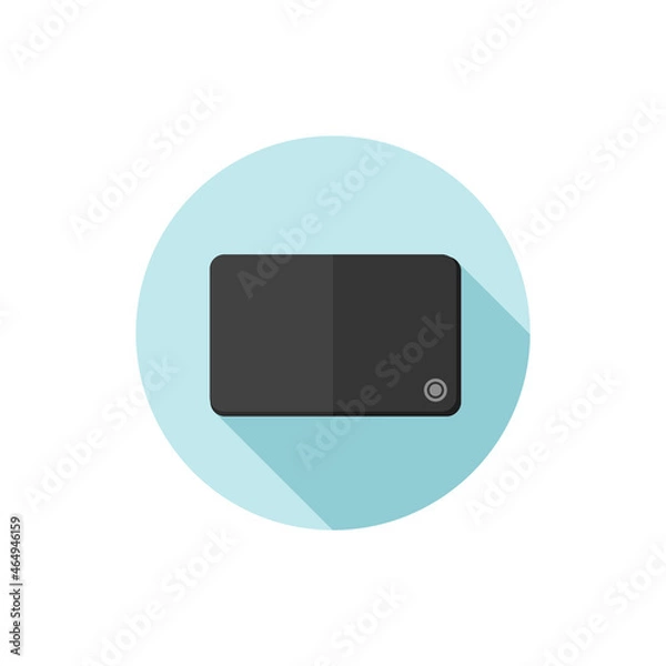 Obraz Vector flat design icon mousepad. Vector illustration
