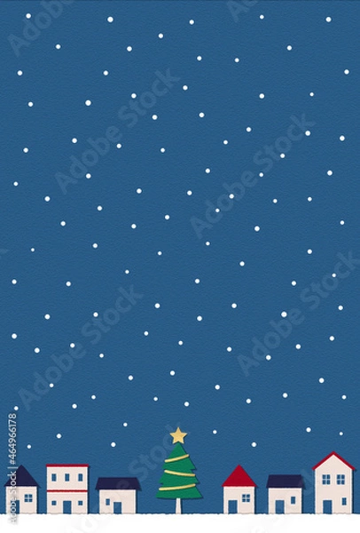 Fototapeta ポストカード_クリスマスのまち