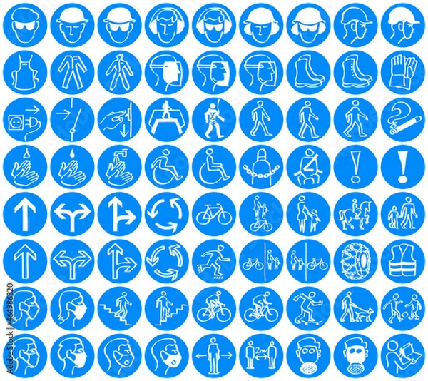 Obraz safety symbols