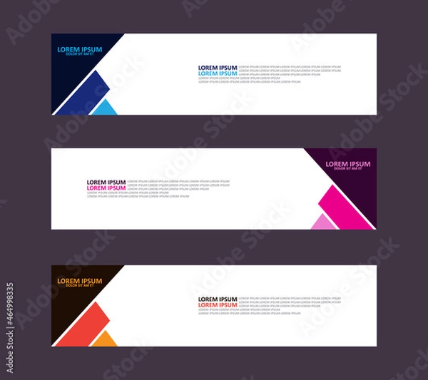 Fototapeta Web banner design template