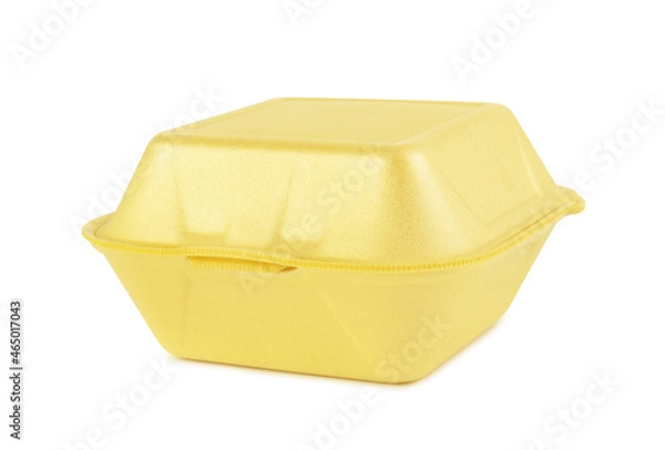 Obraz Styrofoam takeaway box isolated