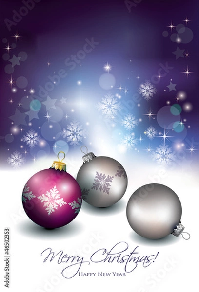 Fototapeta Christmas Balls