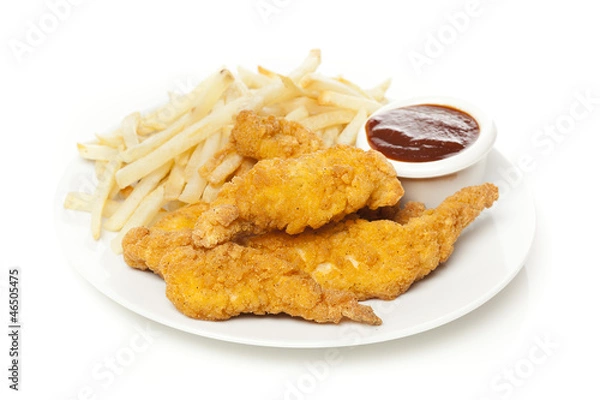 Obraz Organic Crispy Chicken Strips