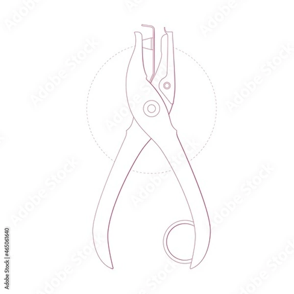 Obraz Paper hole punch