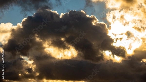 Fototapeta sunset in the clouds