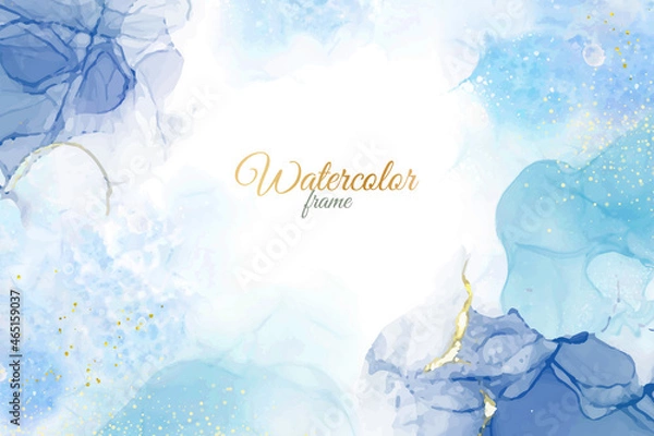 Fototapeta Hand Painted Abstract Watercolor Background Design
