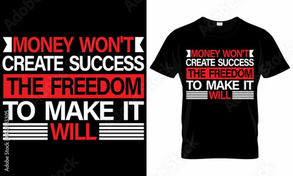 Fototapeta Typography T shirt Design - Simple Typography - Eye caching Design