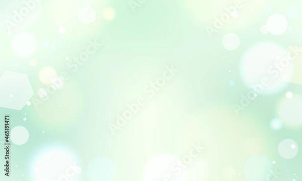 Obraz 緑のキラキラ背景（光）