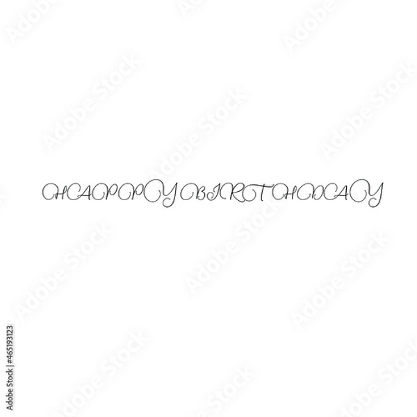 Fototapeta latter is vector happy birthday design 