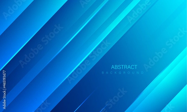 Fototapeta Blue Abstract gradient background. vector design