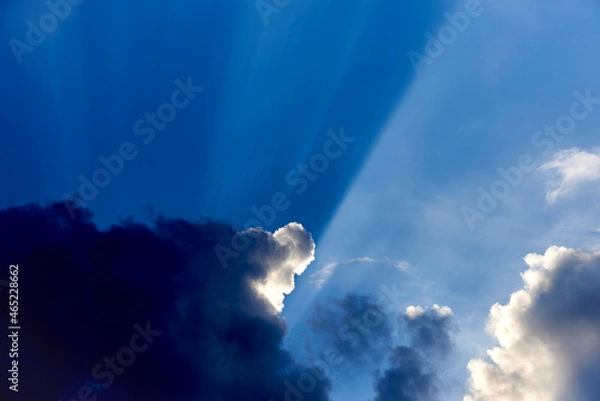 Fototapeta Clouds in the blue sky