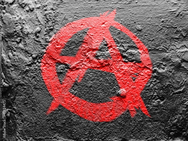 Obraz Anarchy symbol