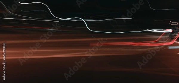 Obraz trails on the road