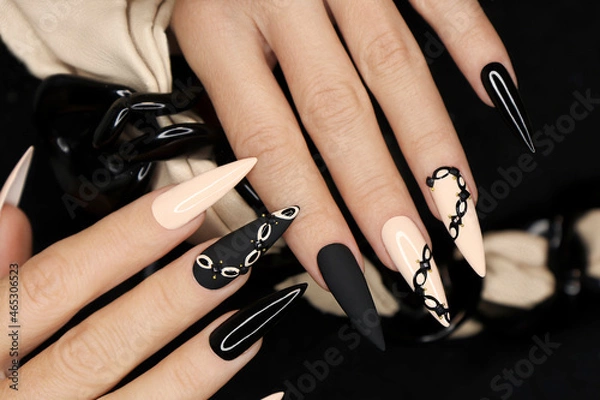 Fototapeta manicure and nails