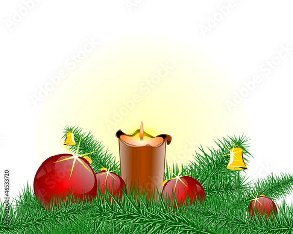 Obraz Christmas candlestick