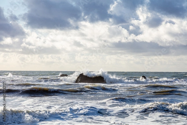Fototapeta Ruby Beach sunset on Washington coast
