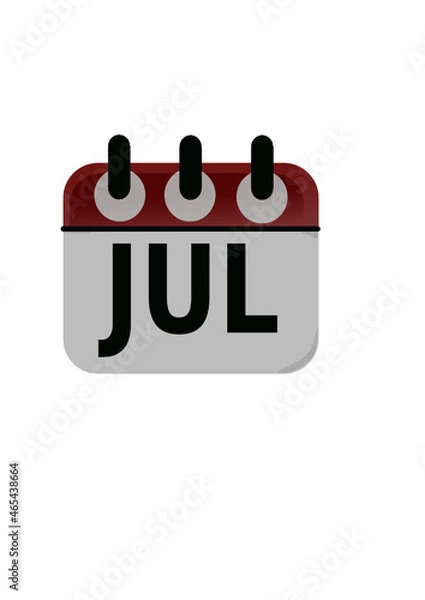 Obraz julho ícone