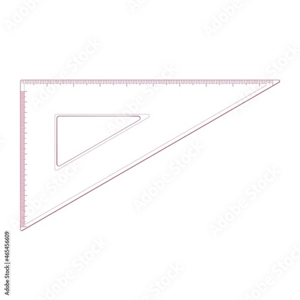 Obraz Drafting triangle 30/60/90 degree