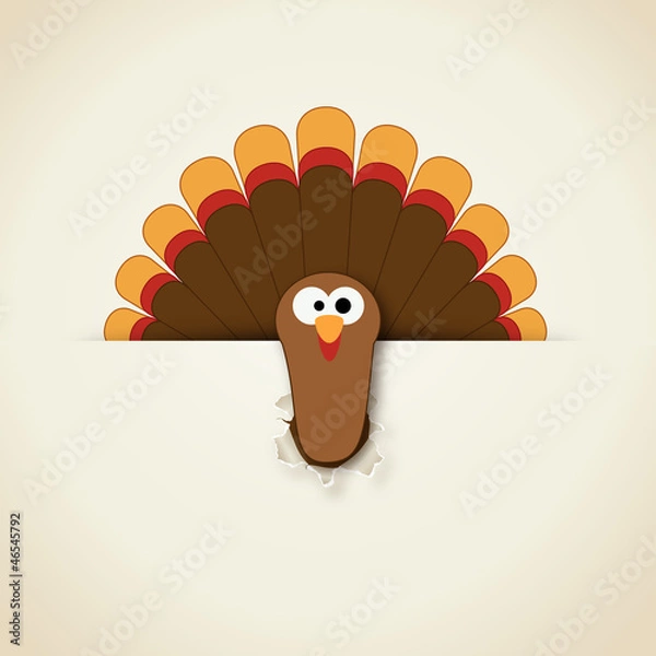 Obraz Thanksgiving card