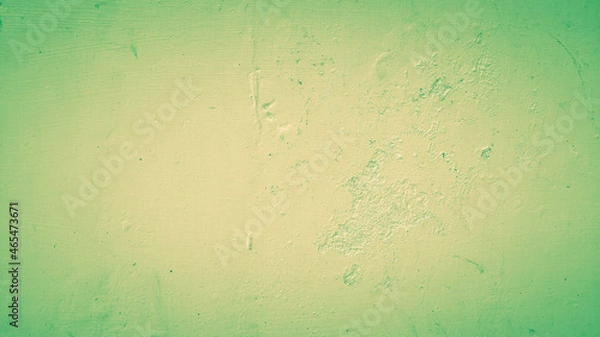 Fototapeta texture background of wall cement green yellow colors