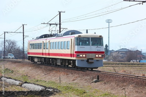 Fototapeta 富山地方鉄道ロマンスカー

