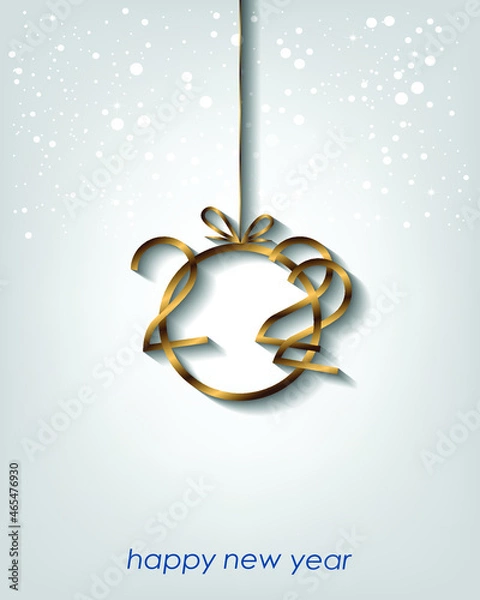 Obraz 2022 Happy New Year background.
