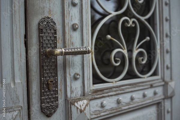 Fototapeta old door handle