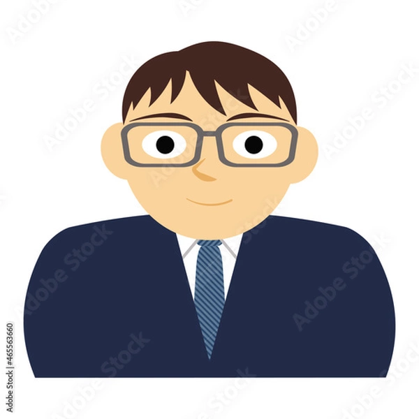 Obraz ふくよかなビジネスマン