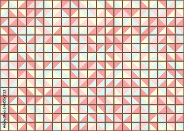 Fototapeta Abstract Geometric Pattern generative computational art illustration