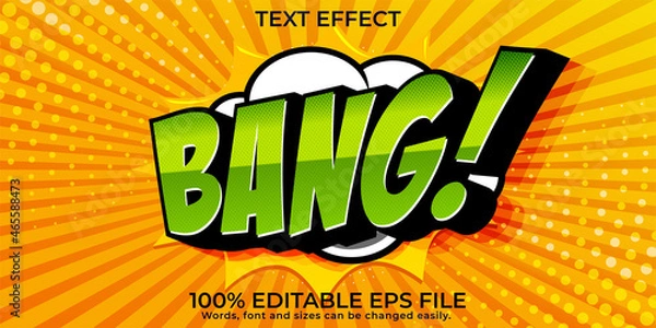 Obraz Comic style 3d text effect