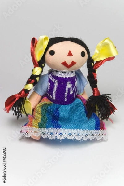 Fototapeta black hair otomi doll