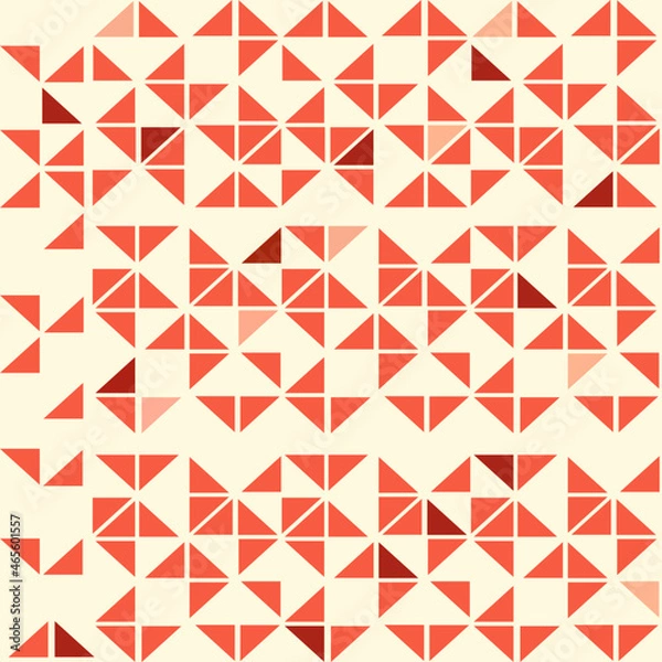 Fototapeta Triangular theme. Vector modern abstract geometric background.