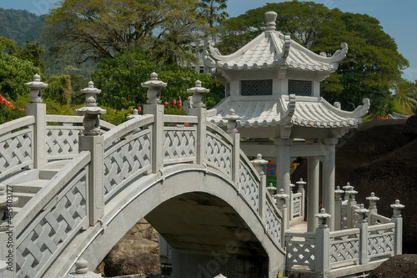 Obraz classic asian bridge