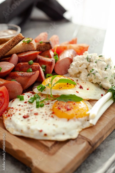 Obraz rice with chicken and vegetables