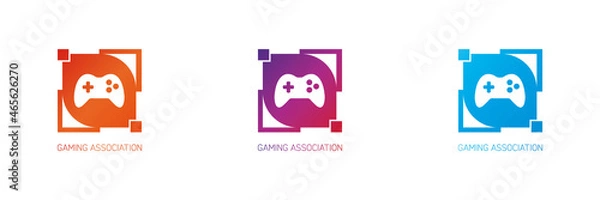 Obraz logo illustration for game developers, community and programmers