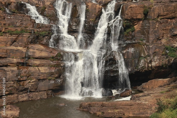 Obraz waterfall in the mountains