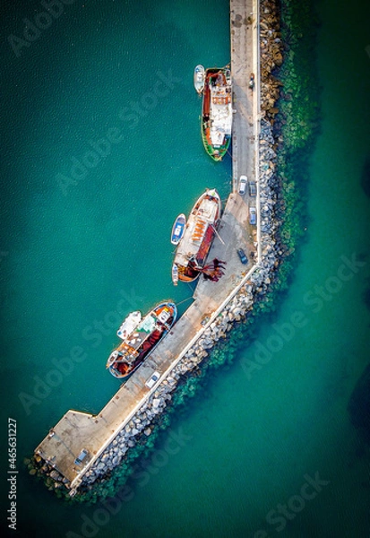 Obraz tanker in port