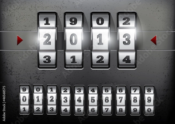 Obraz Combination lock